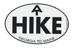 Oval Appalachian Trail Hike Sticker