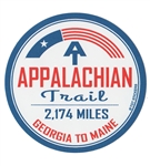 Appalachian Trail For President Sticker