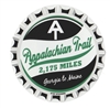 Bottle Cap Appalachian Trail Sticker