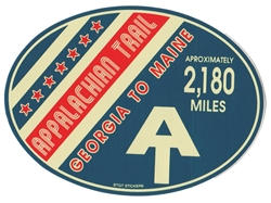 Patriotic Appalachian Trail Sticker