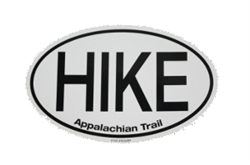 Euro Style Oval HIKE Sticker