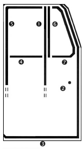 Wing Window Seal For Early 1946 to 1947