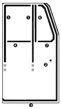 Jeepster Wing Window Seal