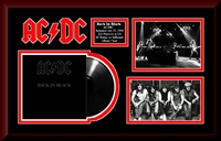 AC/DC Back in Black Album Collage Frm.