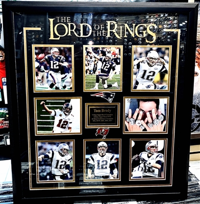 Tom Brady "Lord of the Rings" Limited Edition Collage