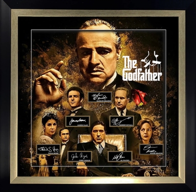 THE GODFATHER 3D COLLAGE FRAMED