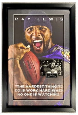 RAY LEWIS 3D QUOTE COLLAGE FRM