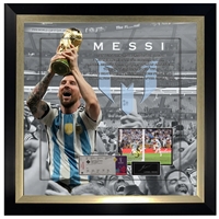 MESSI WORLD CUP 3D TICKET COLLAGE FRM