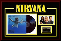 Nirvana Nevermind Vinyl Album Collage Frm.