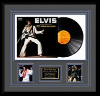 Elvis Presley Madison Square Garden Vinyl Album Collage Frm.