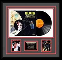 Elvis Presley Aloha From Hawaii Vinyl Album Collage Frm.
