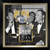 Rat Pack 3D Collage w/Laser Signatures, Cards, Chips