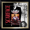 SCARFACE 3D COLLAGE FRAMED