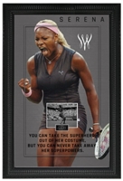 SERENA WILLIAMS 3D QUOTE COLLAGE FRM