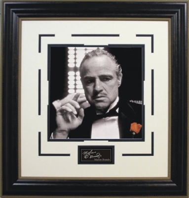 Marlon Brando Framed "Godfather"