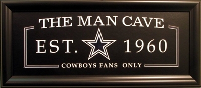 Dallas Cowboys The Man Cave Sign