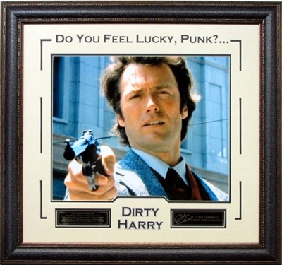 Clint Eastwood "Dirty Harry" Framed