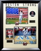 David Ortiz "Boston Strong" 2-8x10s w/Red Sox Logos collage Framed
