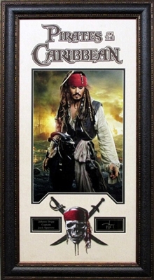Pirates of the Caribbean Framed Johnny Depp