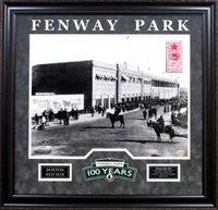 Fenway Park "Opening Day1912" 16x20 Framed w/logo Boston Red Sox