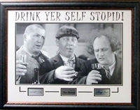 3 Stooges 11x14 Framed