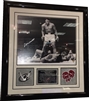 Muhammad Ali Signed 16x20 Standing Over Sonny Liston Framed