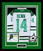 Jamie Benn Signed and Framed Stars Jersey