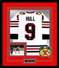 Bobby Hull Signed and Framed Blackhawks Jersey