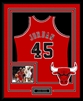 Michael Jordan #45 Signed & Framed Red Bulls Jersey, UDA