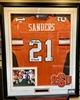 BARRY SANDERS OSU SIGNED & DELUXE FRAMED JERSEY