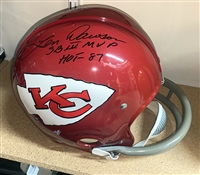 Len Dawson Chiefs Throwback Helmet w/2 Inscriptions