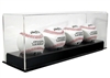 Black Based UV Acrylic Four Baseball Display Case