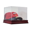 Deluxe Hat Cap case wood base