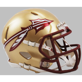 Florida State Mini Speed Helmet - Chrome Logo