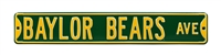 Baylor Bears Street Sign