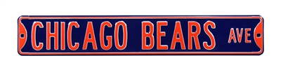 Chicago Bears Street Sign