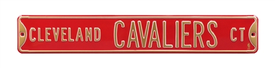 Cleveland Cavaliers Street Sign