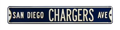 San Diego Chargers Street Sign