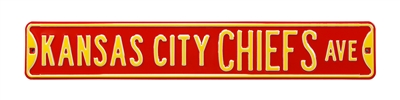 Kansas City Chiefs Street Sign