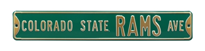 Colorado State Rams Street Signs