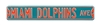 Miami Dolphins Street Sign