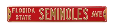 Florida State Seminoles Street Sign