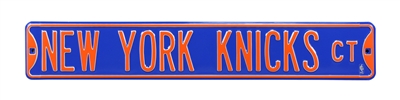 New York Knicks Street Sign