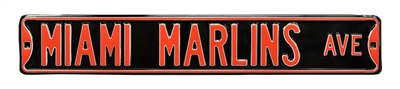 Miami Marlins Street Sign