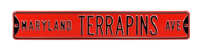 Maryland Terrapins Street Sign