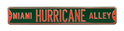 Miami Hurricanes Street Sign