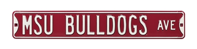 Mississippi State Bulldogs Street Sign