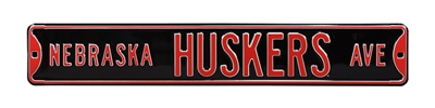 Nebraska Cornhuskers Street Sign