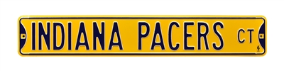 Indiana Pacers Street Sign