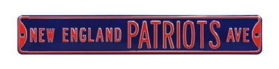 New England Patriots Street Sign
